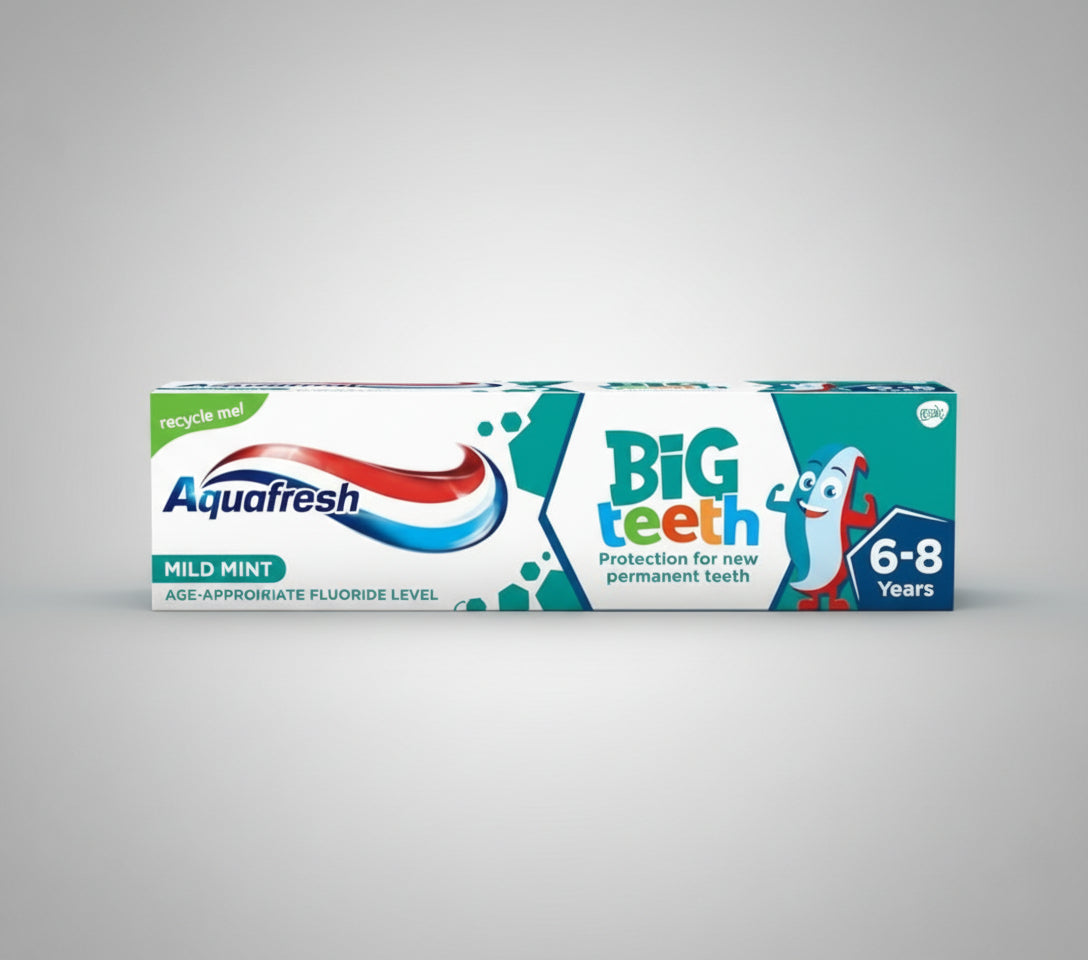 Aqua Fresh Big Teeth 1 Pack (50ml) Single product photo – Buy online at Beks Ghana