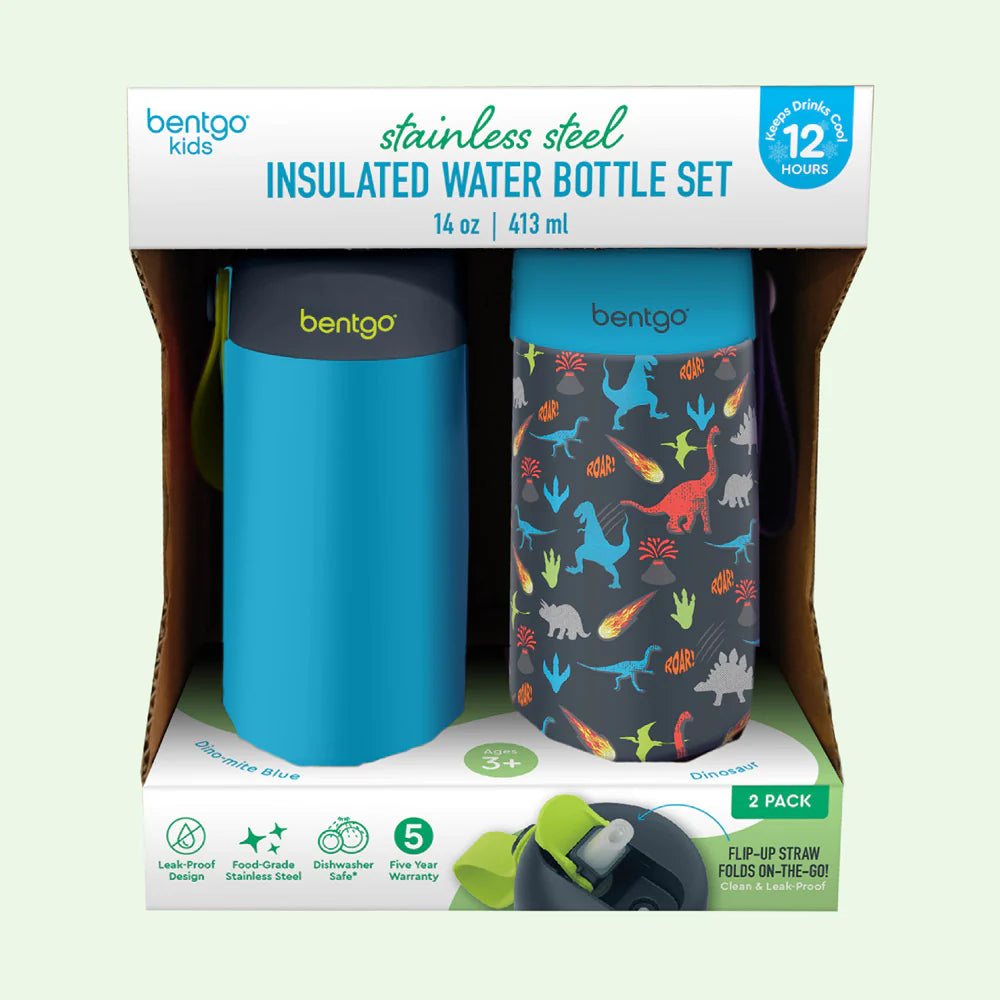 Bentgo kids stainless steel insulated water bottle 413 ml