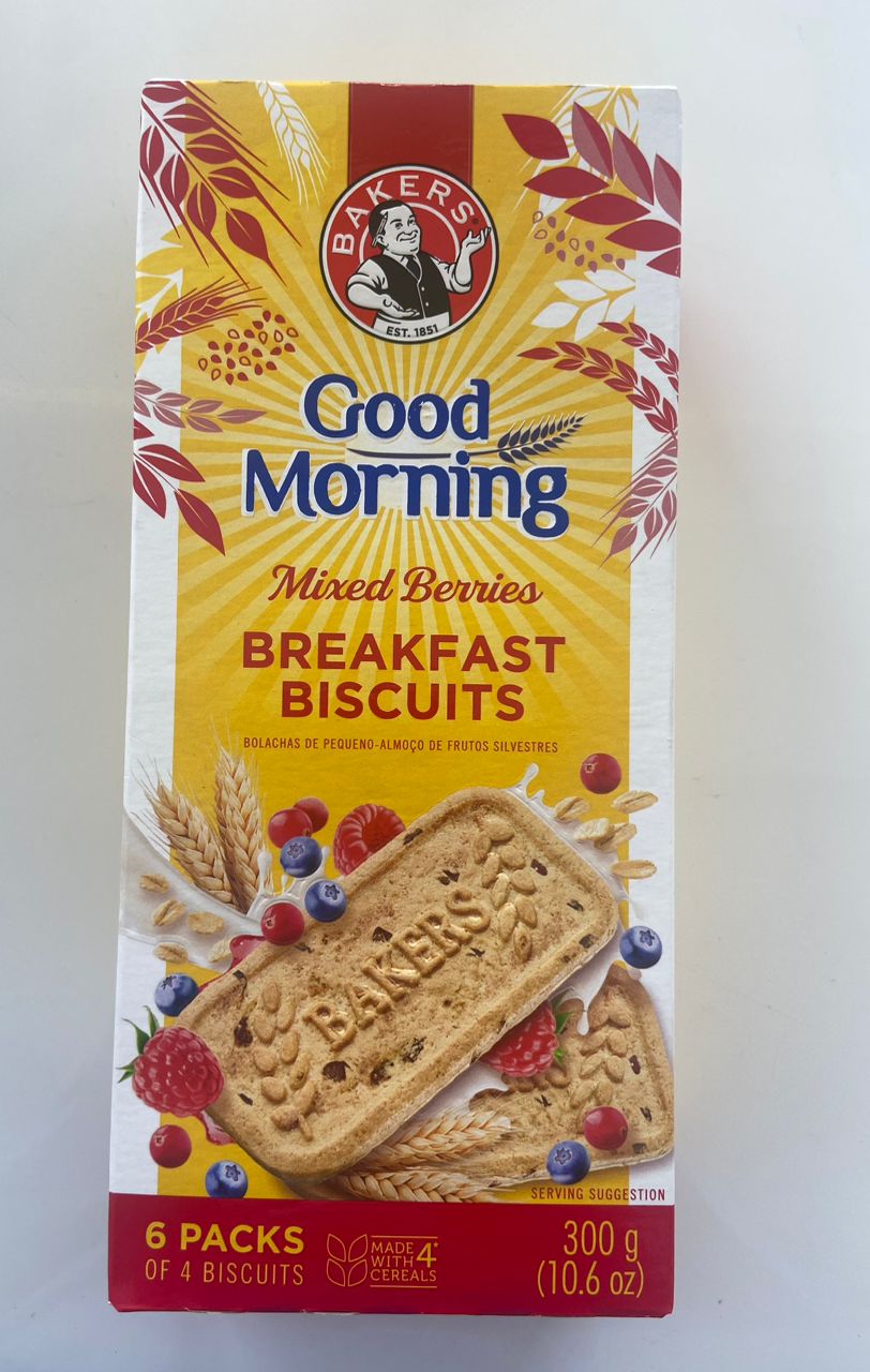 Bakers Good Morning mixed berries breakfast biscuit product photo – Buy online at Beks Ghana
