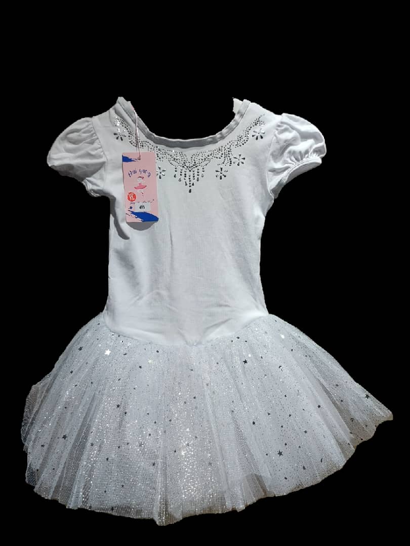 Hui yang Ballet Dress white - kids fashion product photo