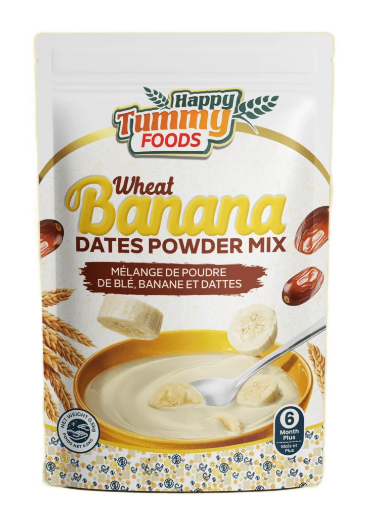 Happy Tummy Foods Wheat Banana Dates Powder Mix 6m+ 500g