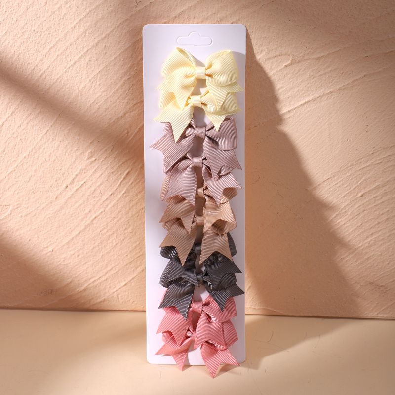Bottons and bows hair bow 7 pcs – accessory item for kids