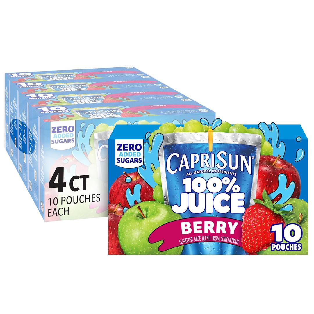 Caprisun 100% Juice  Berry 177 x 10 pouches