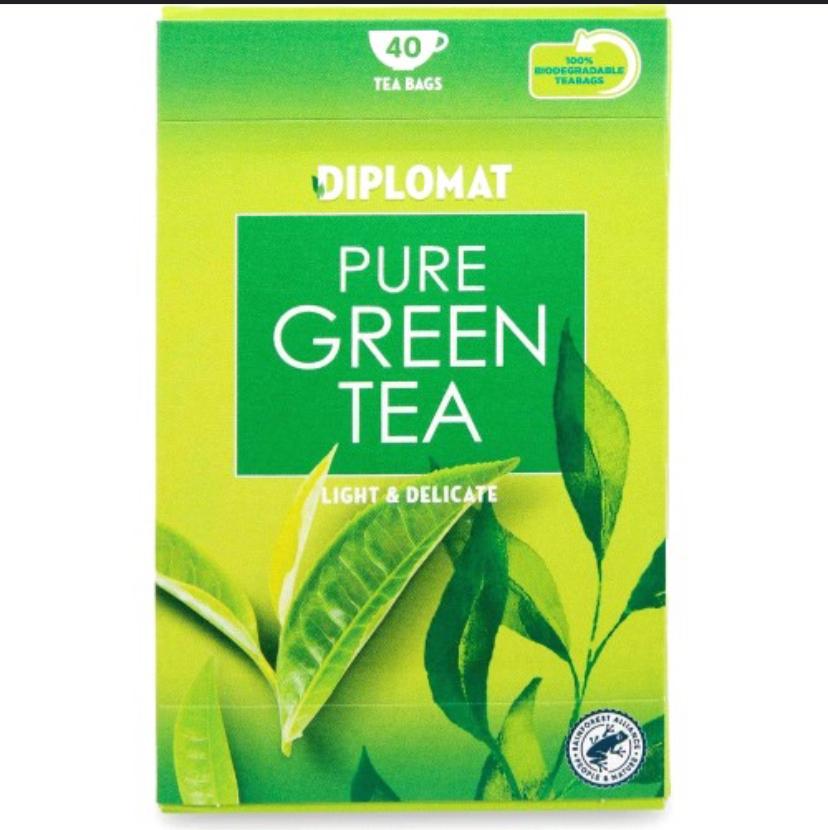 Diplomat pure green tea product photo – Buy online at Beks Ghana