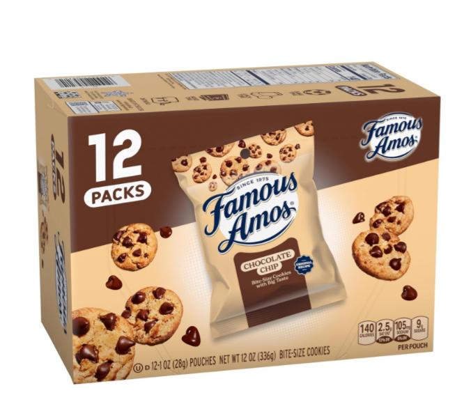 Famous Amos Chocolate Chip (42x 56g) Box product photo – Buy online at Beks Ghana