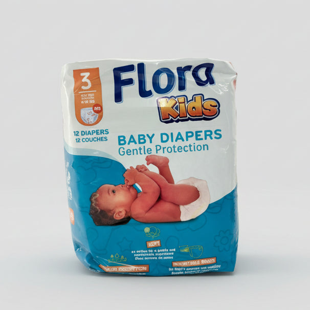 Flora Diapers Jumbo Size 3 – diaper product photo at Beks Ghana