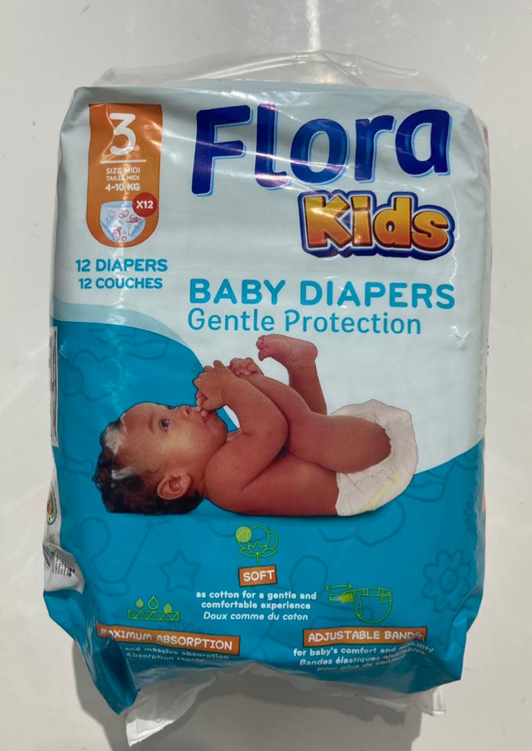 Flora Diaper Hospital pack S – diaper product photo at Beks Ghana