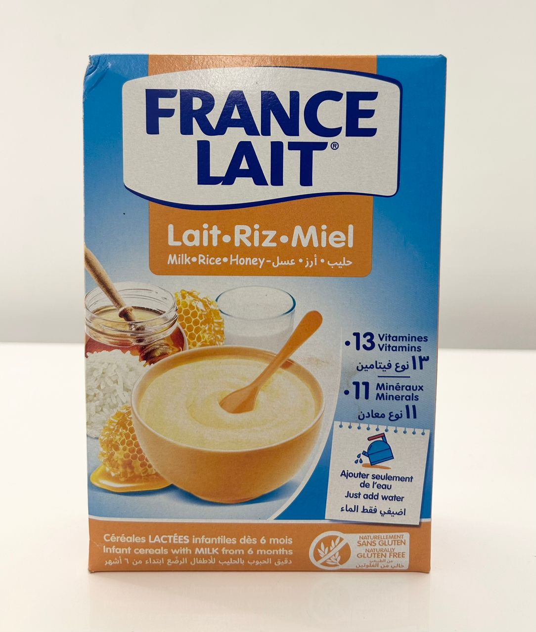 France Lait (Milk, Rice, Honey) 250g Single packaging - available at Beks Ghana
