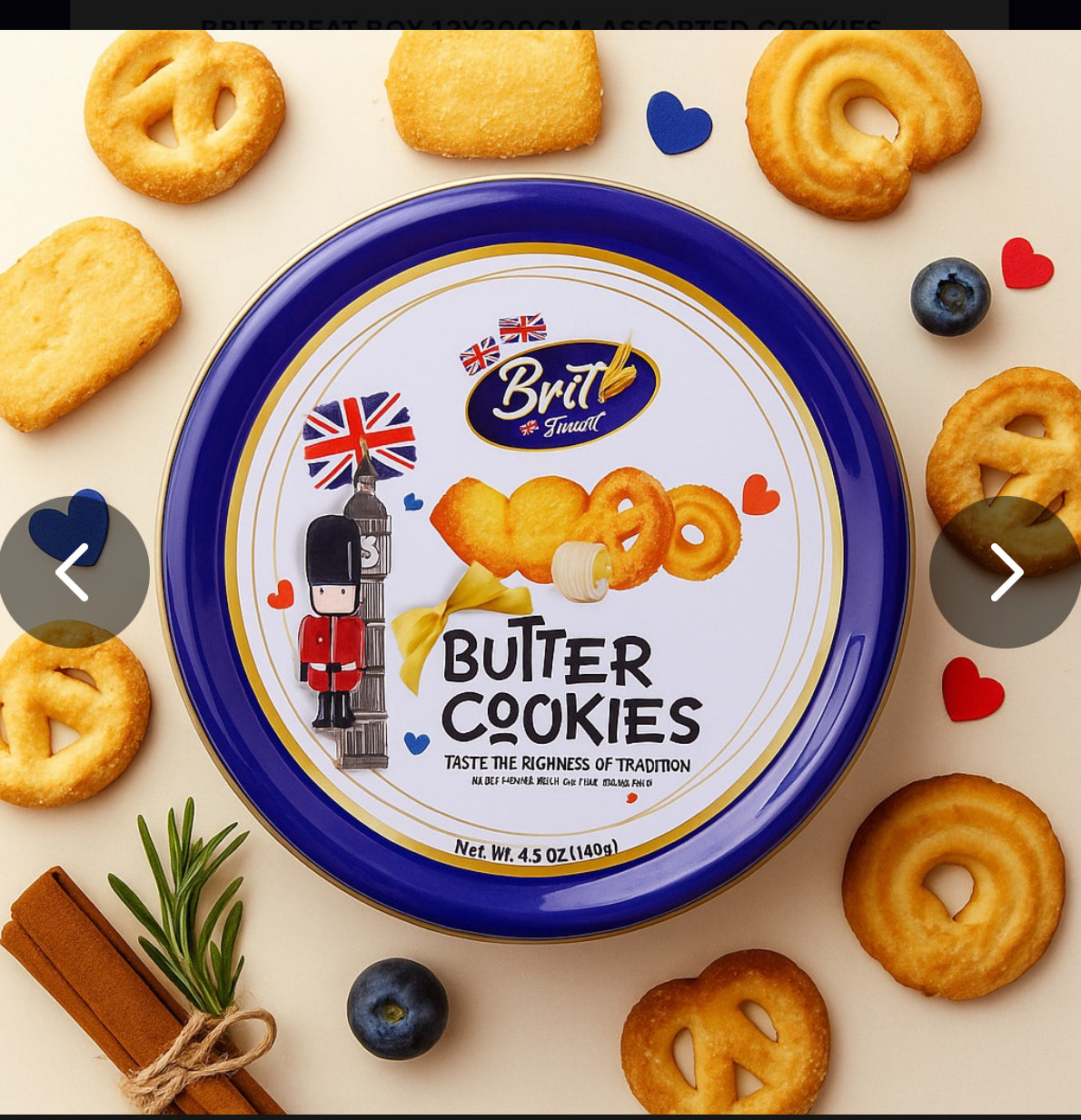 Brit Treat Butter Cookies 340g