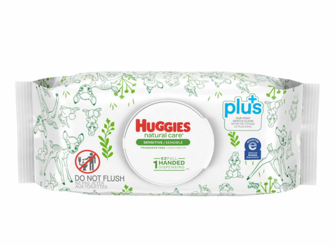 Huggies Pure Wipes Plus (Single pk)