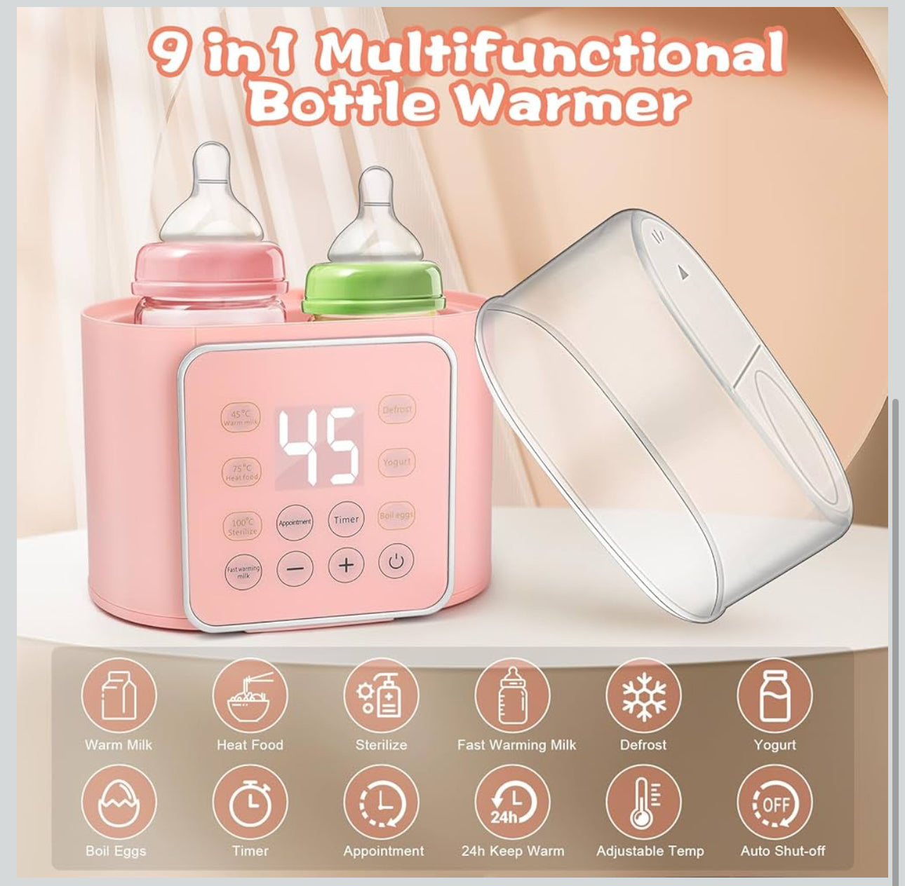 9 in 1 Baby Bottle Warmer ( KH - 0588)