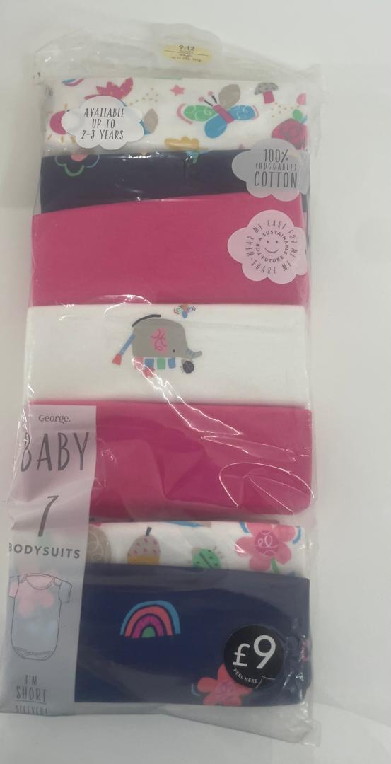 George baby 7 babysuits 9-12 months – accessory item for kids