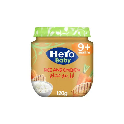 Hero Baby Rice and Chicken 125g 9m+