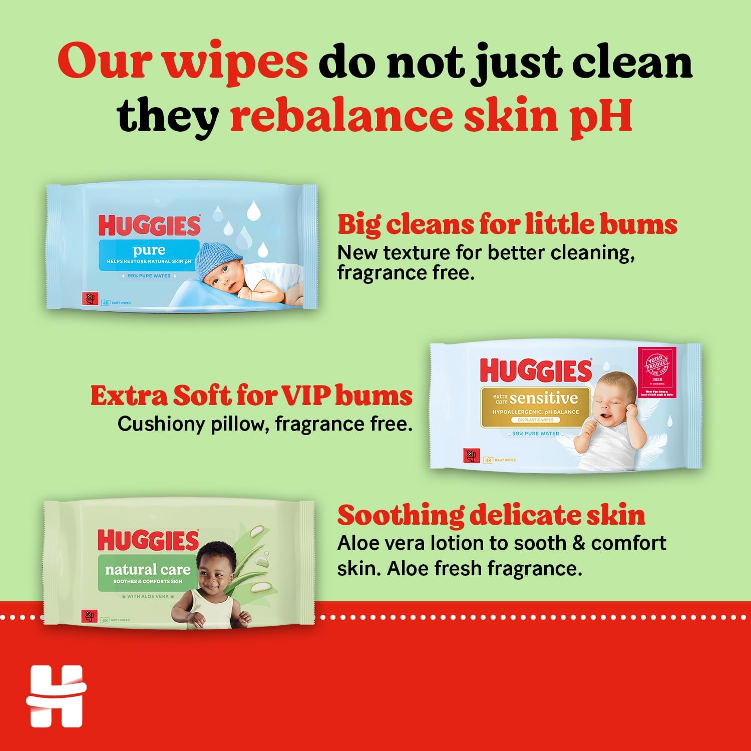 Huggies Natural Care Aloe Vera baby wipes, box of 480 wipes - Beks Ghana_4