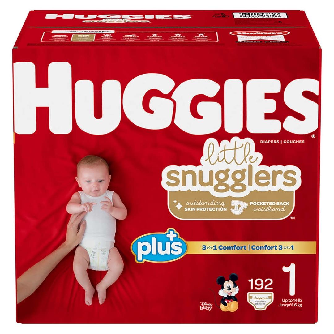 Huggies Plus Diapers Size 1 – diaper product photo at Beks Ghana