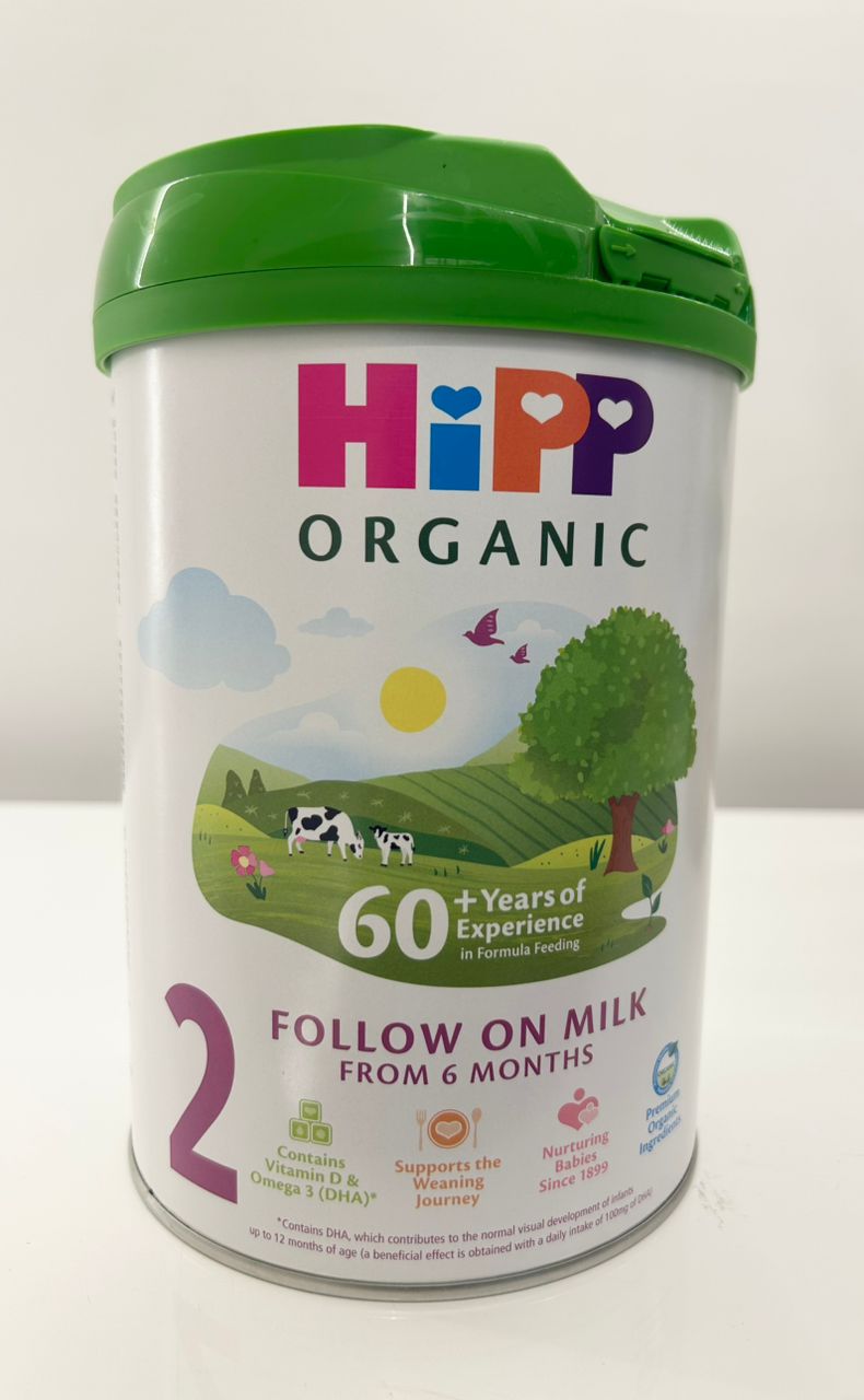 Hipp organic formula 2 800g singles packaging - available at Beks Ghana