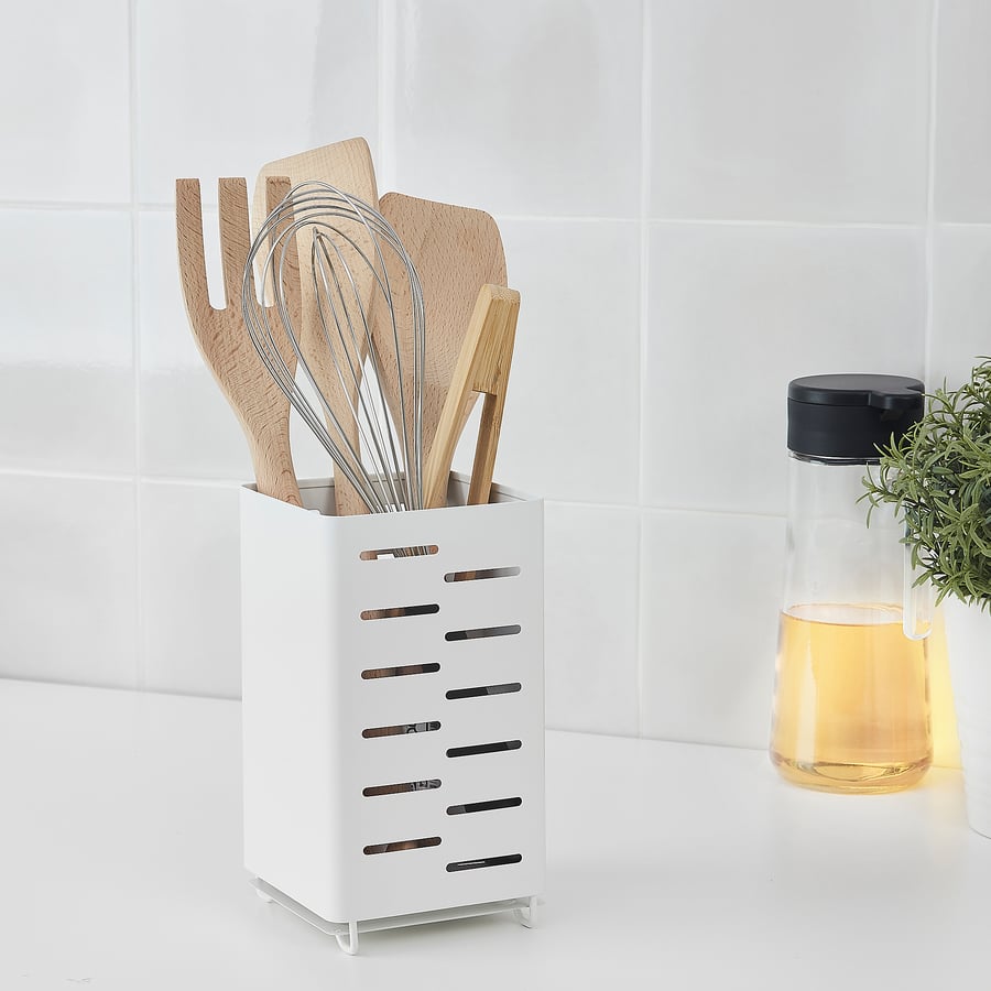 AVSTEG Cutlery Stand 18cm white. By IKEA