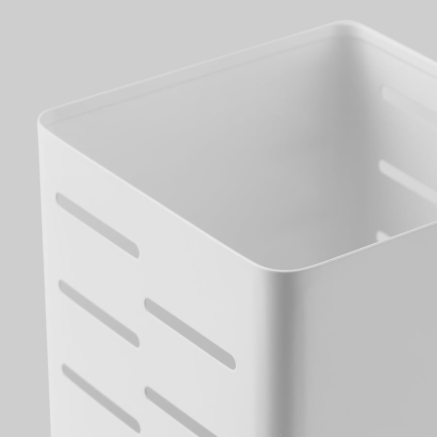 AVSTEG Cutlery Stand 18cm white. By IKEA