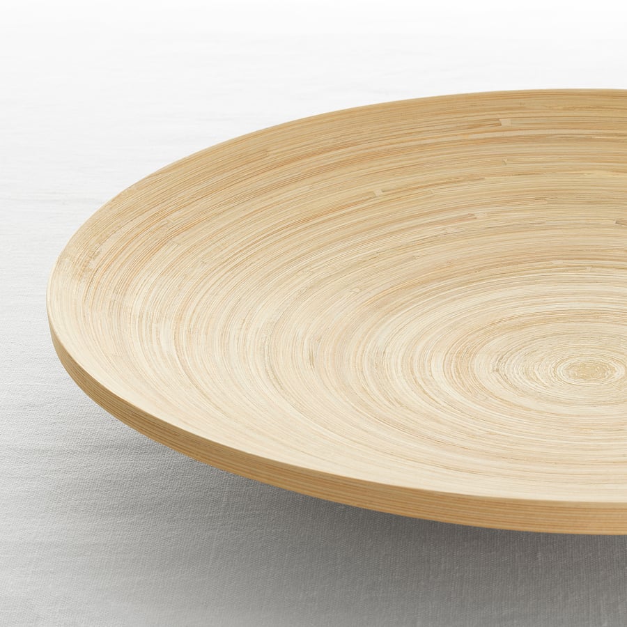 IKEA HULTET Bamboo Decoration Dish,30cm