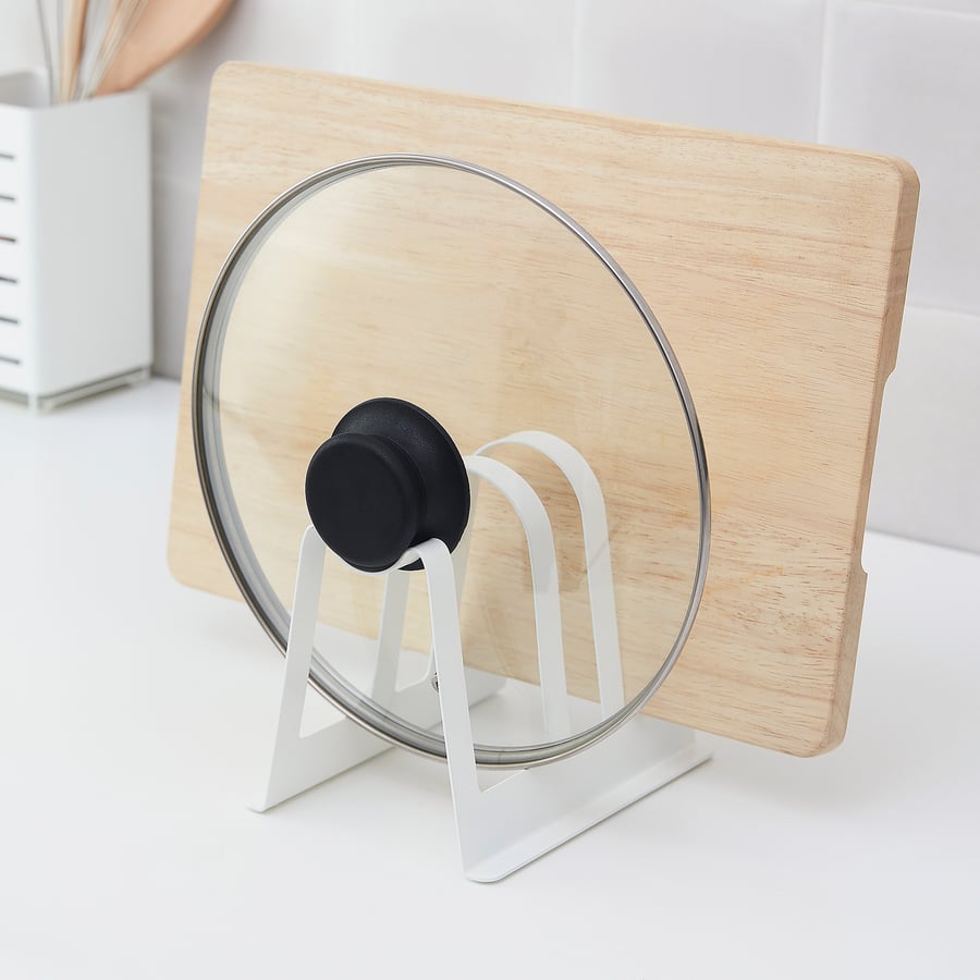 AVSTEG Cutting Board /Lid Stand 14cm white by IKEA