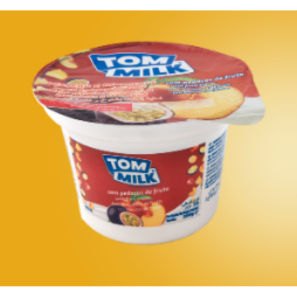 Tom milk Peach and Passion Fruit 200g