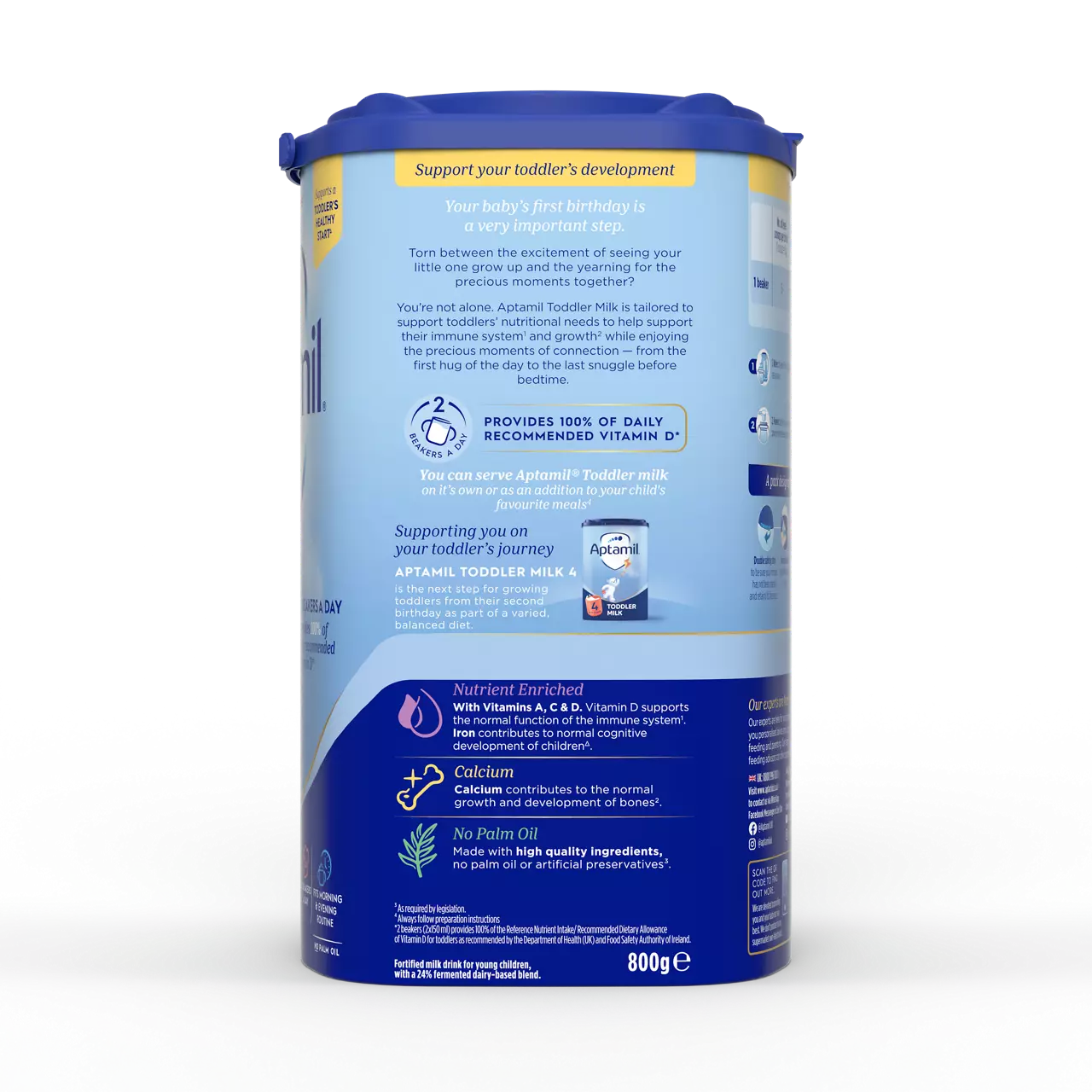 Aptamil Toddler Milk 3 , 1+ (800g) UK single