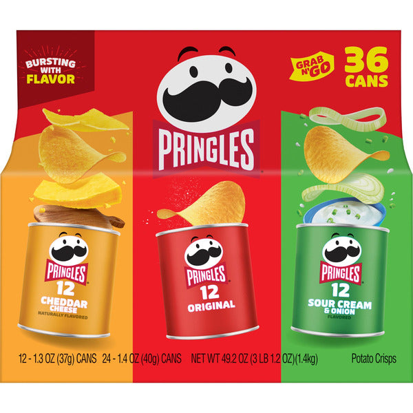 Pringles Snacks Stacks 36 Cans 732g