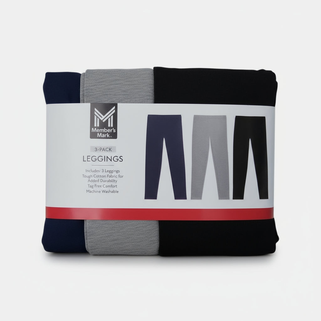 Members Mark leggings 3 pack S(6/6x)