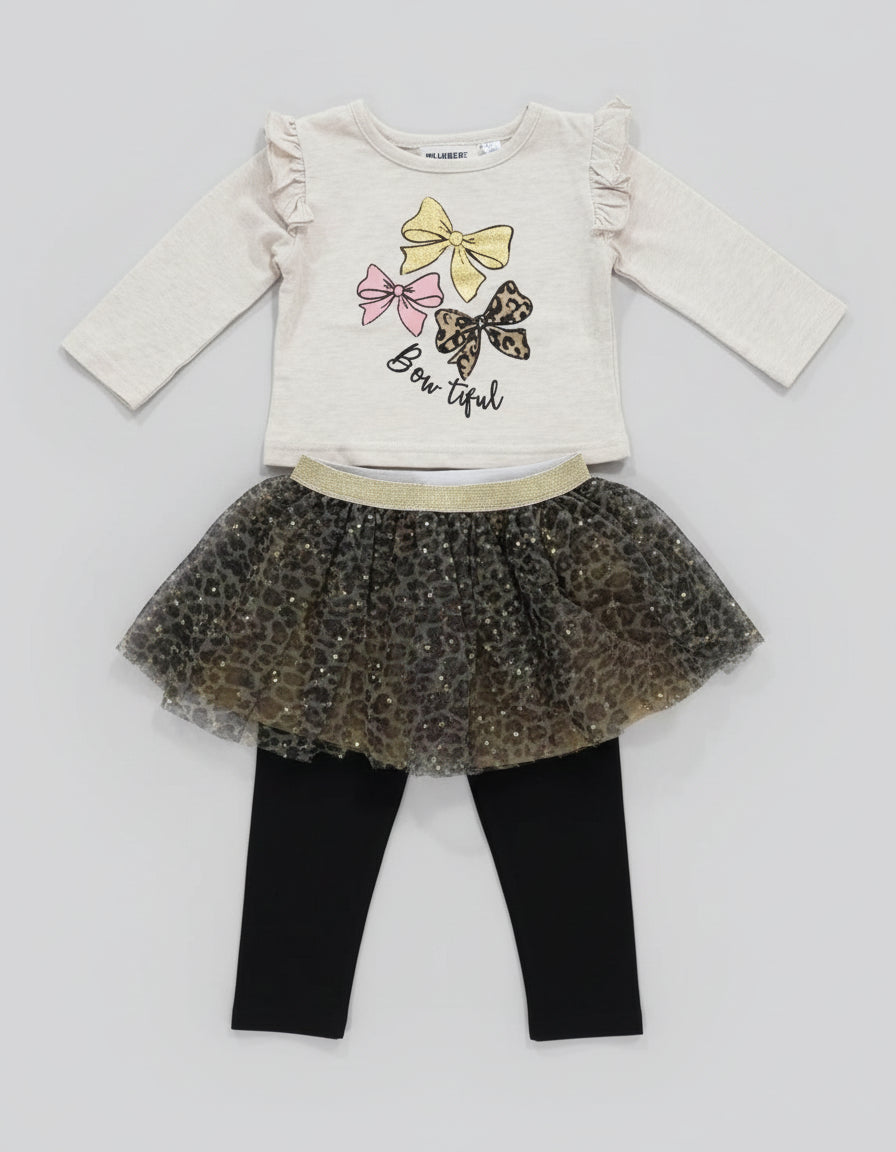 Blueber Boulevard ( girls dress) 2 piece set ( long sleeve)