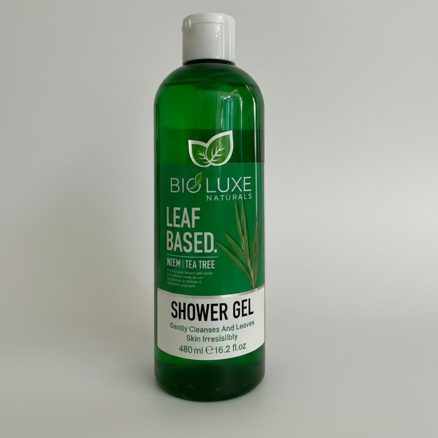 Bioluxe Leaf Based Neem Tea Tree Shower Gel 480ml