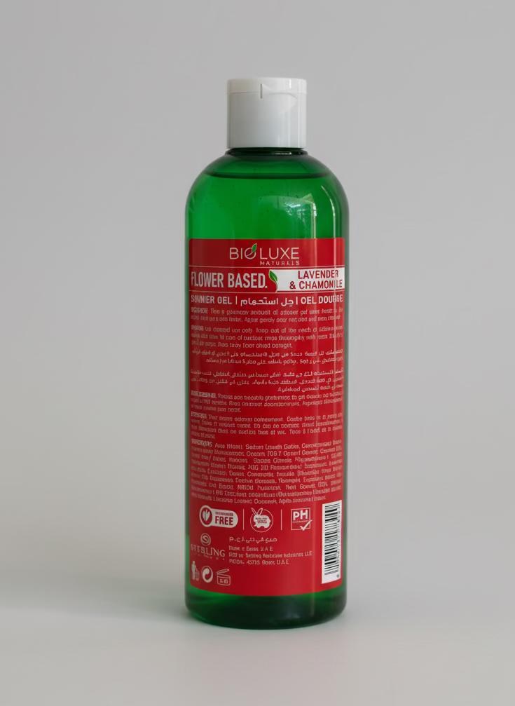Bioluxe Flower Based Lavender & Chamomile Shower Gel 480ml