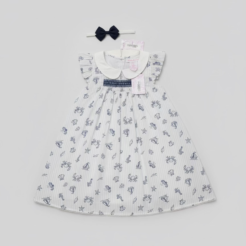 Tommy Bahama Kids (girl) 2 pce set ( dress with hair slide)