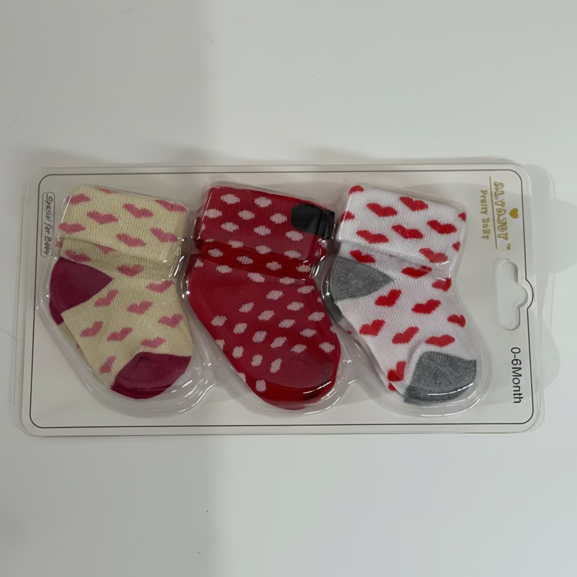 Alyajoy Pretty baby 9 pairs of boys socks 0-6 month