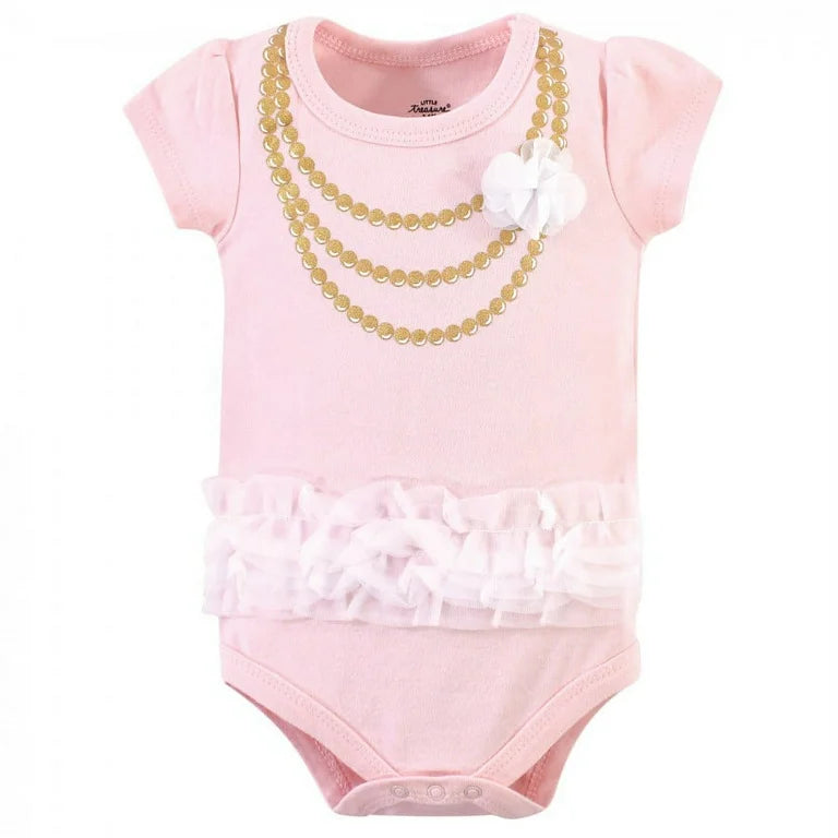 Hudson Baby 3pcs Bodysuits Girls