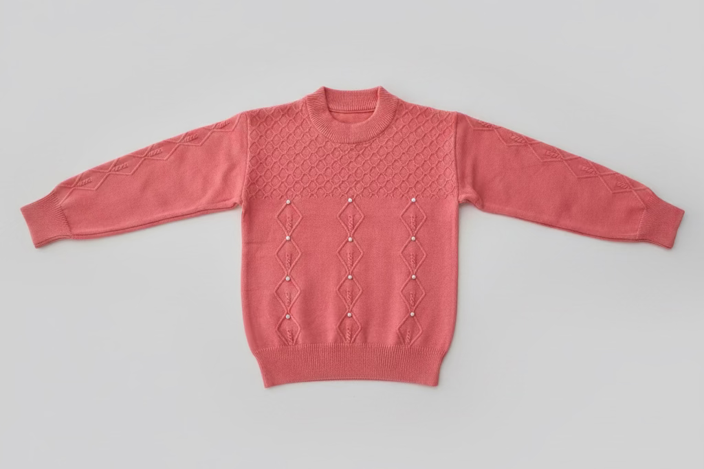 Small Budding Image Kids Cardigan