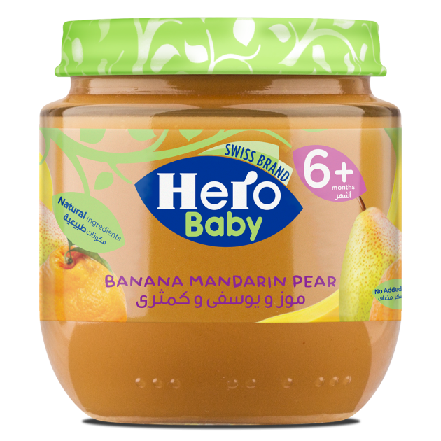 Hero Baby Banana Mandarine Pear 125g
