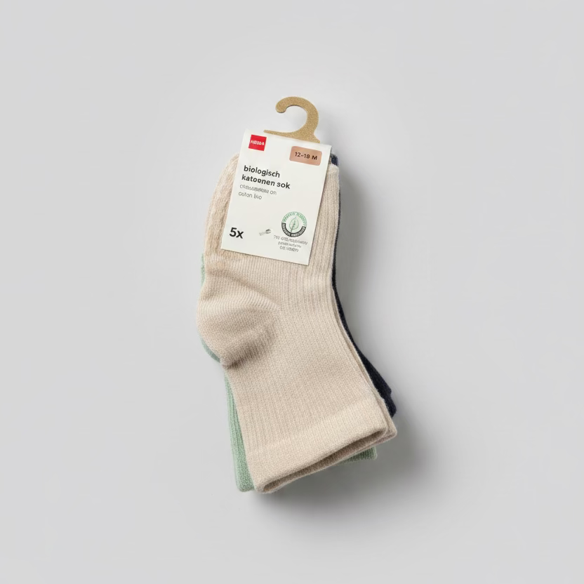 Hema 5x Kids Socks (12-18M)