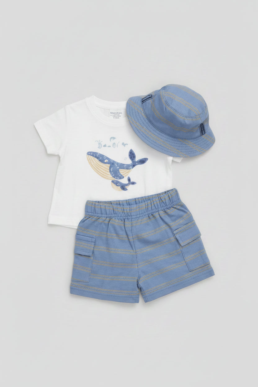 Cute Koala Baby 3 piece Set (Shorts, T-shirt & Cap)