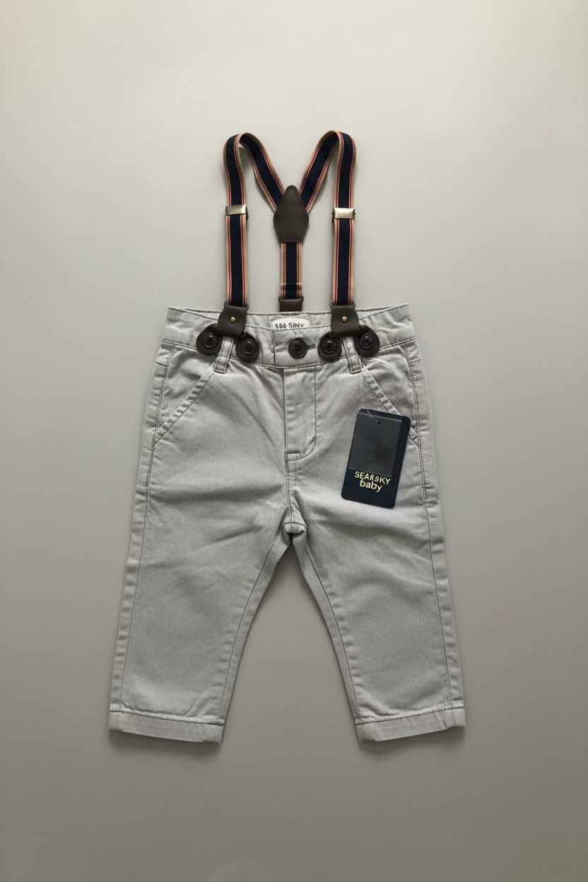 Sea & Sky Boys Trouser with Suspenders