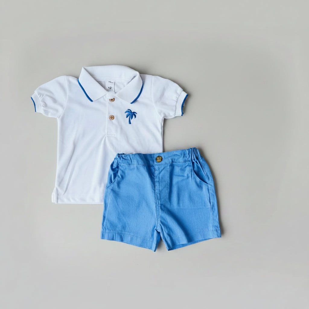 Sheer Care Boy's 2 piece (Lactose & Shorts)