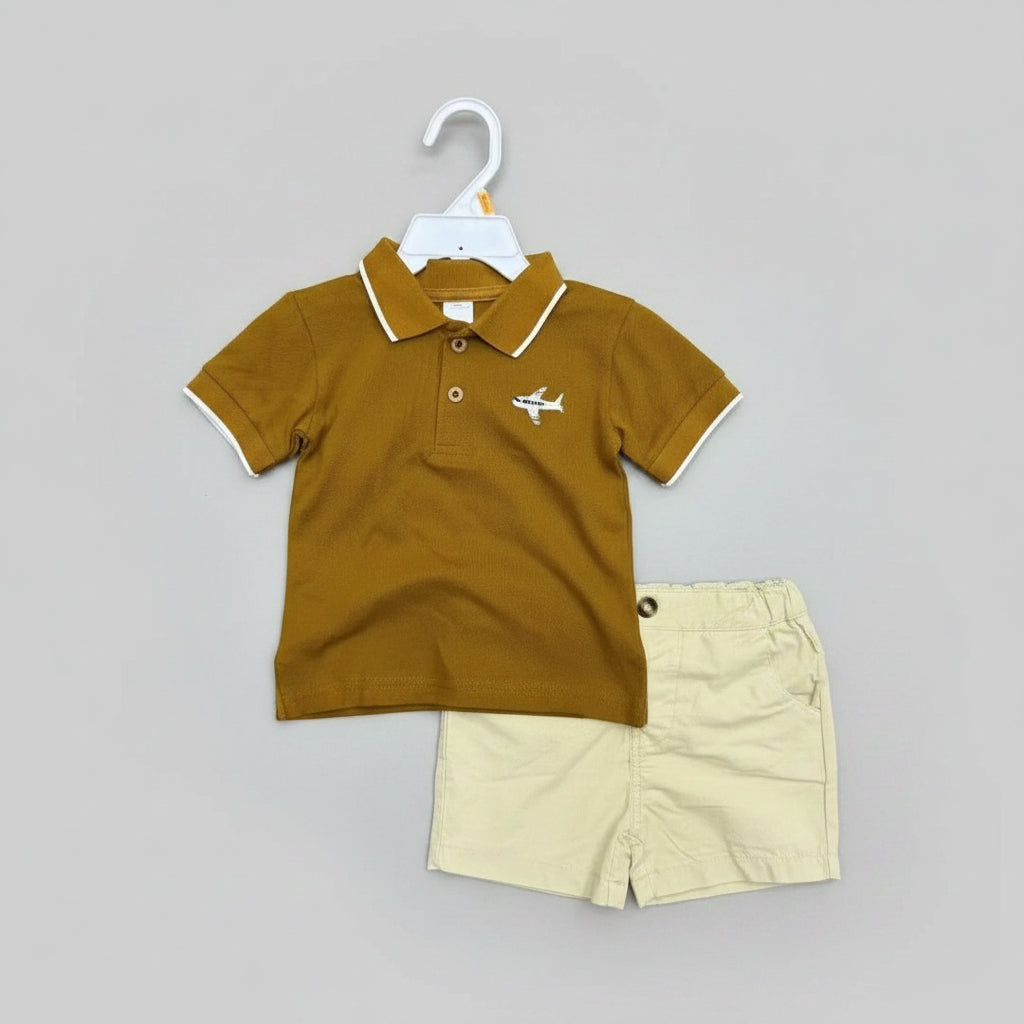 Sheer Care Boy's 2 piece (Lactose & Shorts)