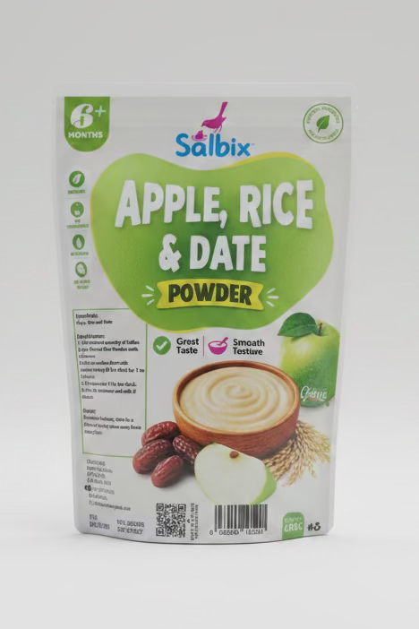 Salbix Apple ,Rice & Date Powder 400g