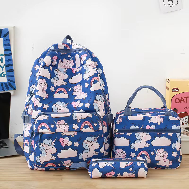 School Bag Set (Backpack, Lunch Bag, Pencil bag)