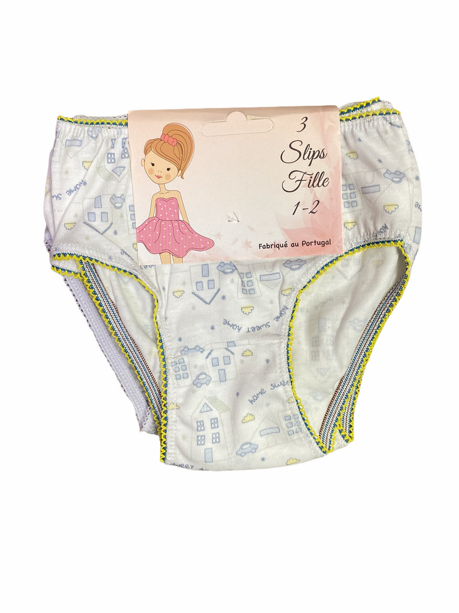 Girls Underwear Panties 3 set