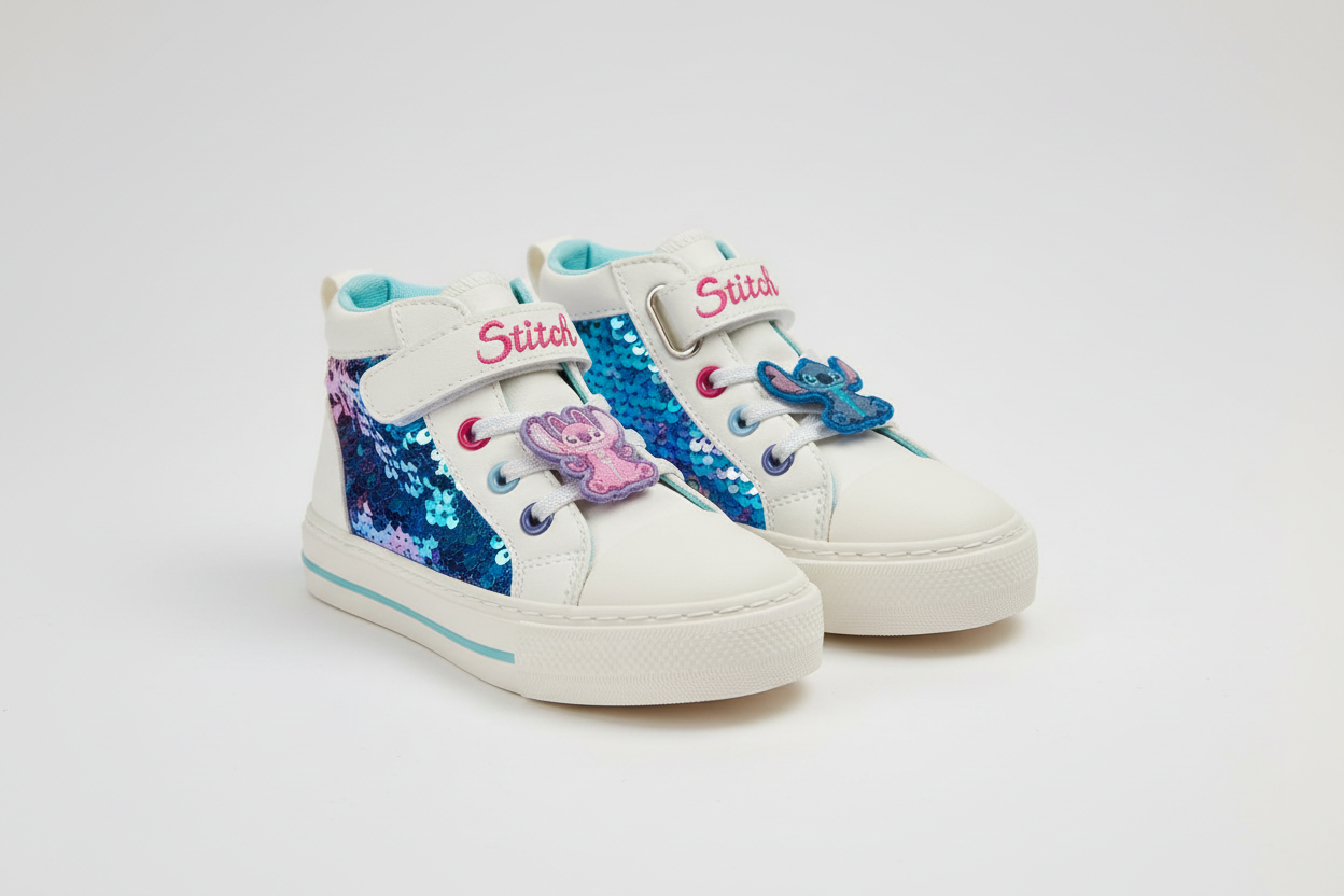Disney Stitch at George Shoe with Glitters uk 4, euro 37