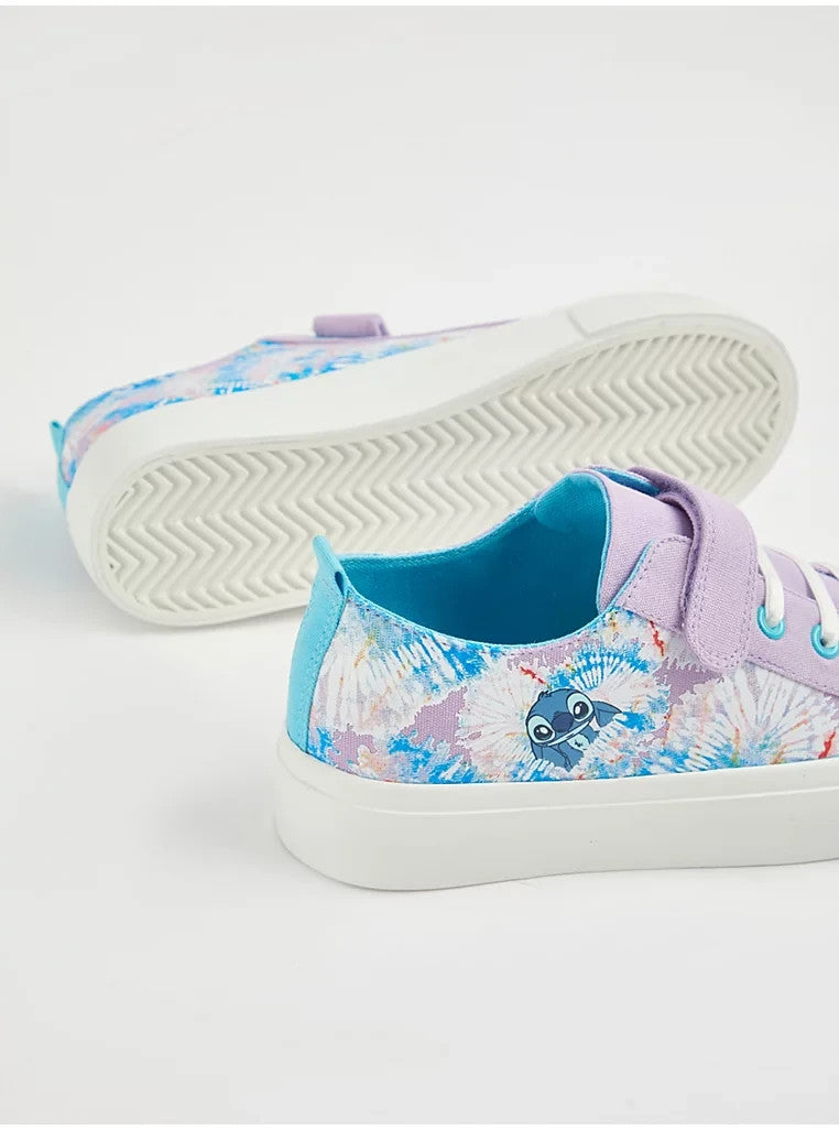 Disney Stitch at George Tie Dye Flatform Trainers