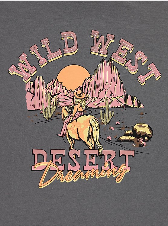 George Grey Wild West Desert Dreaming Sequin Washed T-shirt 9-10