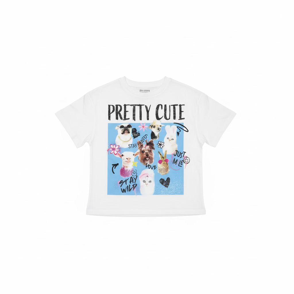 George Pretty Cute 2-piece Girls  (shirt &shorts) 6-7 years