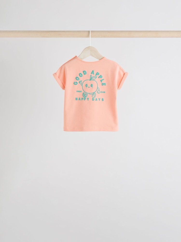 Next Baby Bright Fruit Tops and Shorts Set 6-piece 3-6months