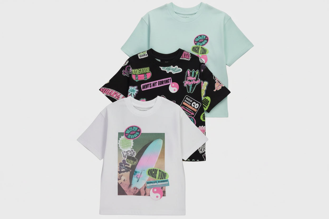 George 3-piece Boys T-Shirts 8-9years
